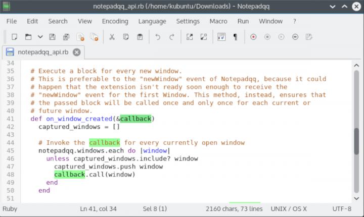 notepad++ linux port