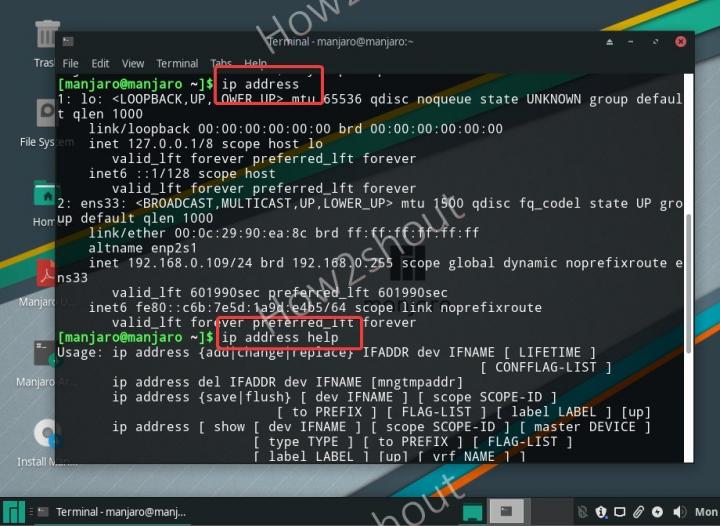 How to get IP Address in Linux using Command terminal