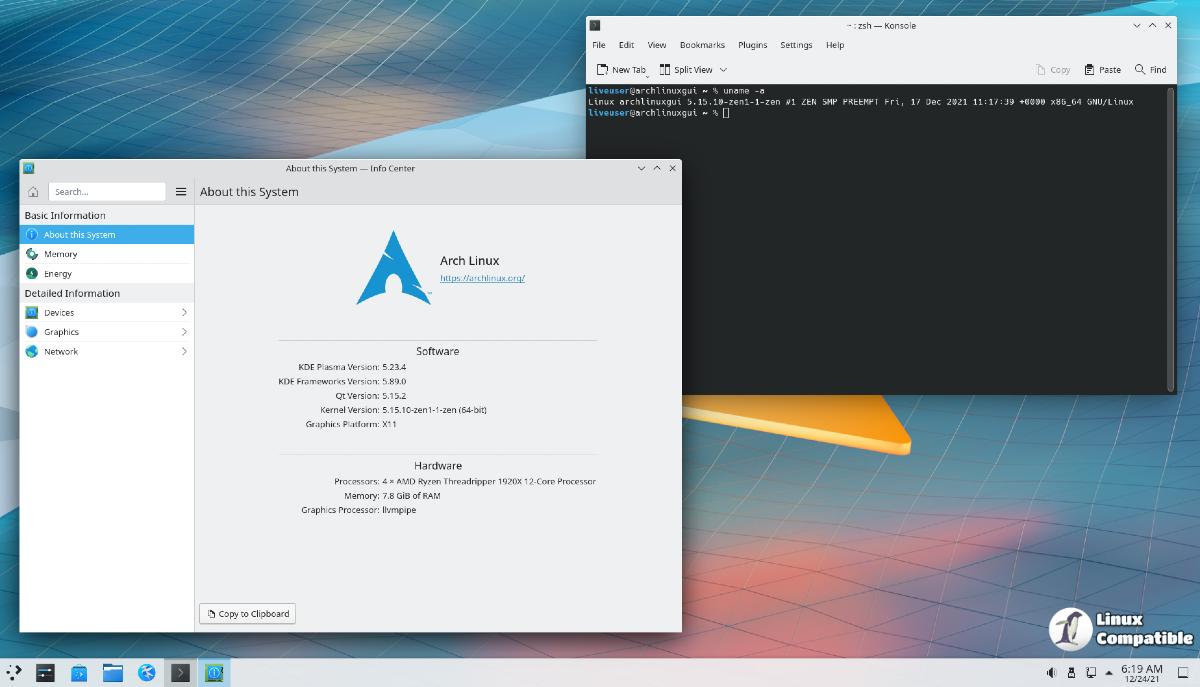 Arch Linux GUI Zen Edition