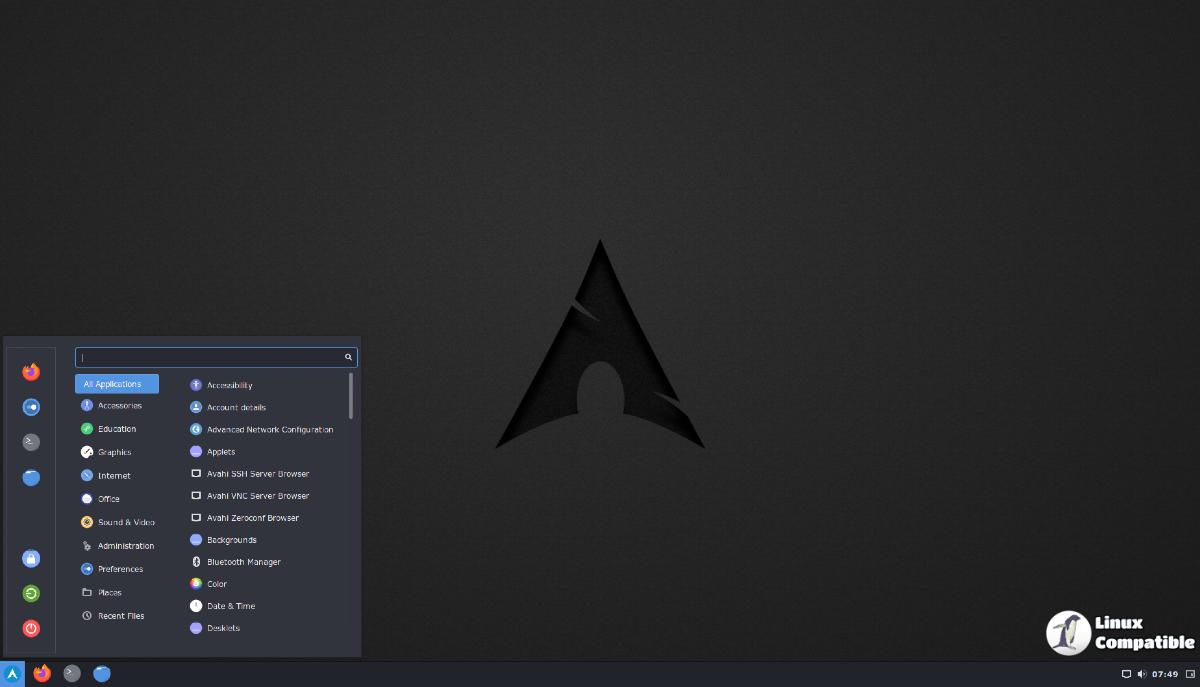 Arch Linux GUI Cinnamon #1