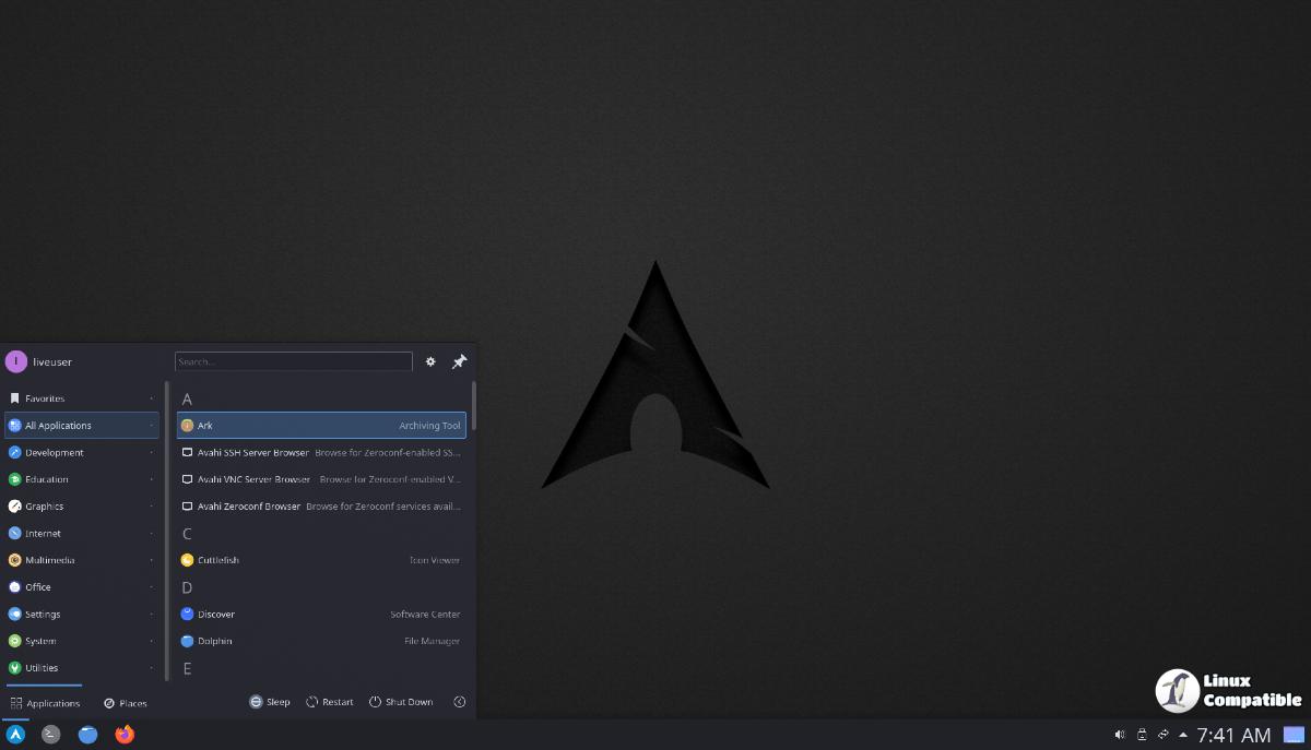 Arch Linux GUI Plasma #2