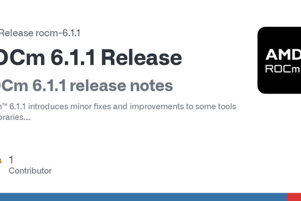 ROCm 6.1.1 released