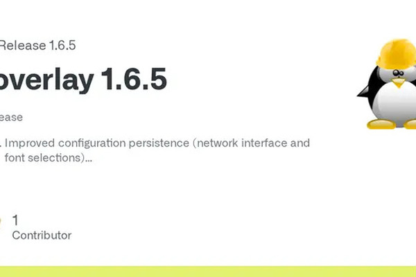 Goverlay 1.6.5 released