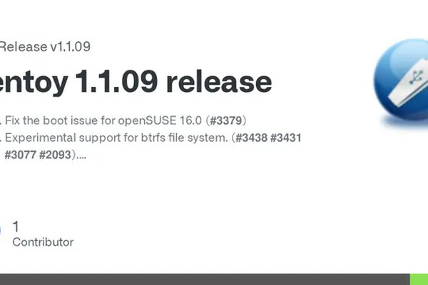 Ventoy 1.1.09 released