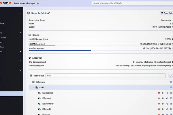 Proxmox Datacenter Manager 1.0 released