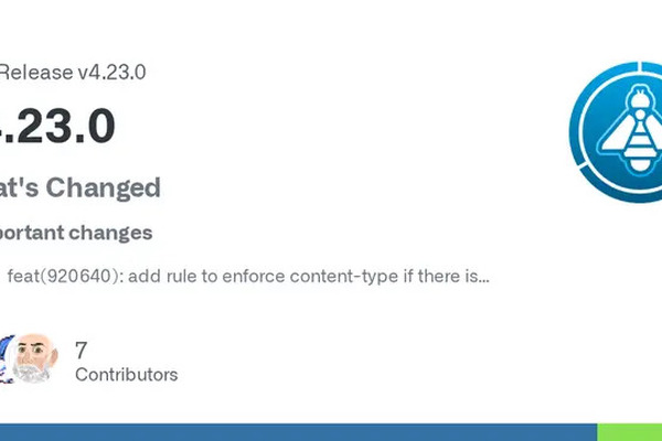 OWASP CRS 4.23.0 released