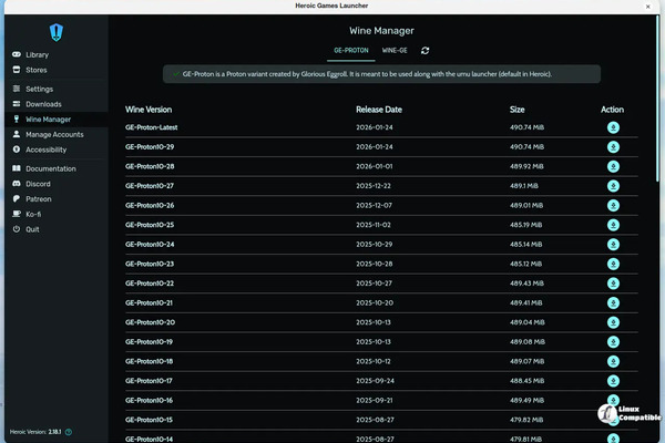 Heroic Games Launcher 2.19.0 released