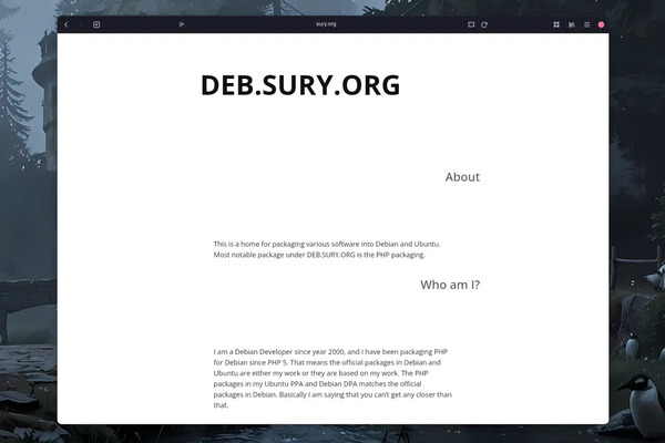 Installing PHP 8.5.3, 8.4.18, and Backported Security Builds on Debian with Ondřej Surý's Repository