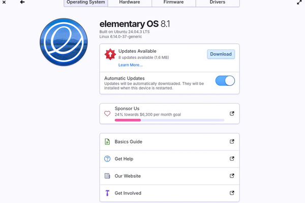elementary OS 8.1 released