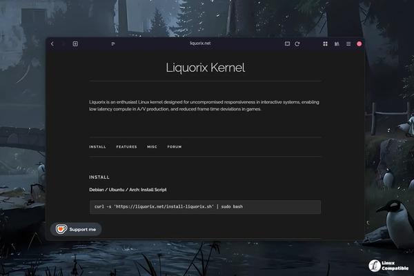 Liquorix Linux Kernel 7.0-9 released