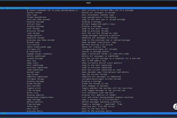 Mutt 2.4.0 Release Brings Thread Control and Safer Draft Storage to Terminal Email