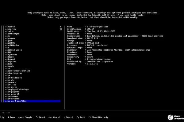 Arch Linux 2026.07.01 ISO Released with Kernel 7.0.10 and ArchInstall 4.4