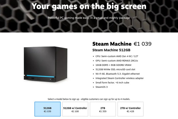 Steam Machine Pricing Announced: Tiers, Specs, And The DIY Linux Alternative