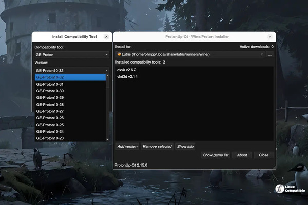 ProtonUp-Qt v2.15.1 Update: ARM Fixes and proton-cachyos for Linux Gaming