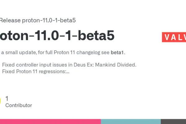 Proton 11.0-1 Beta 5 released