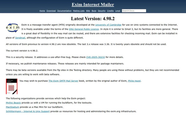 Exim 4.99.4 Addresses PROXY-protocol Vulnerability