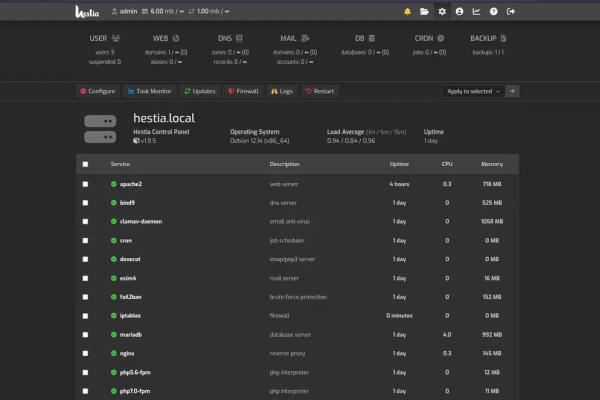 HestiaCP 1.10.0-rc1 Adds Debian 13 and Ubuntu 26.04 Support