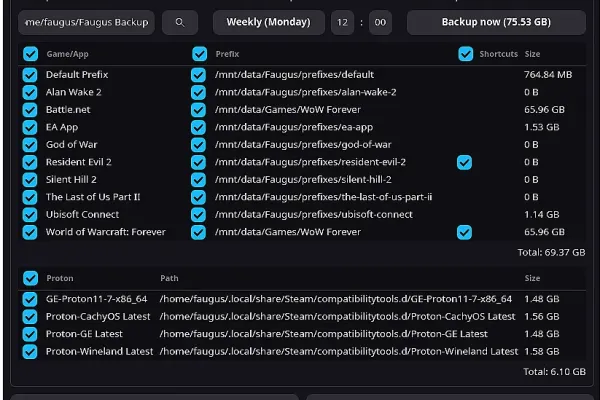 Faugus Launcher 2.4.1 with Full Backup System and UI Overhaul Released