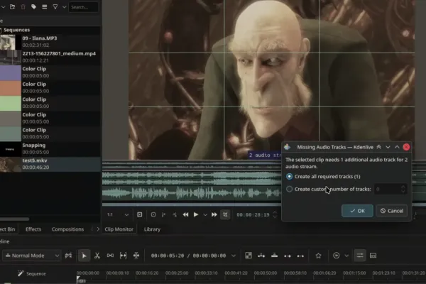 Kdenlive 26.08.0 Released: Stability Boost, Timeline Upgrades, and Community Features