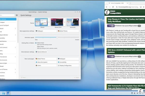 KDE Plasma 6.8 Overhaul Boosts eGPU Frame Rates by Over 100%