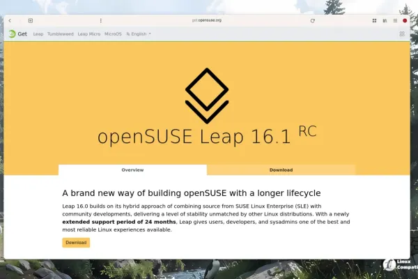 openSUSE Leap 16.1 Enters Release Candidate Phase with November 2026 GA