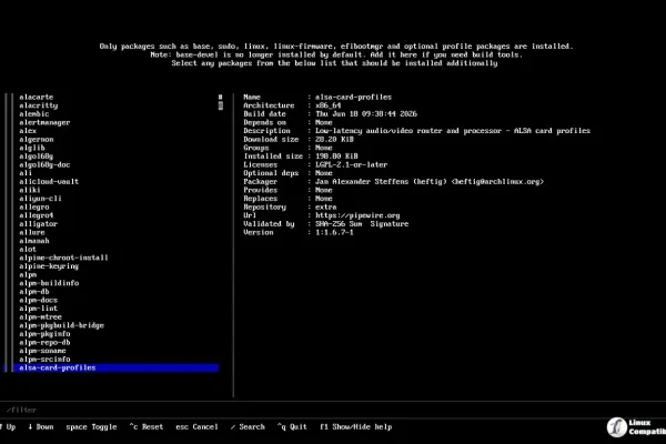 Arch Linux 2026.09.01 Released: 1.5 GB ISO Ships with Linux 7.2.2 Kernel