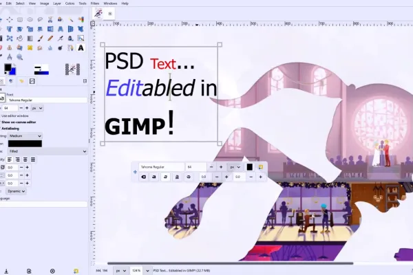 GIMP 3.4 Preview: New Zipped XML File Format and Major PSD Compatibility Overhaul