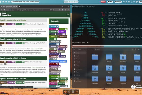 ML4W OS 2.15 Released: Quickshell Migration Replaces nwg-dock, Adds Scratchpad Support