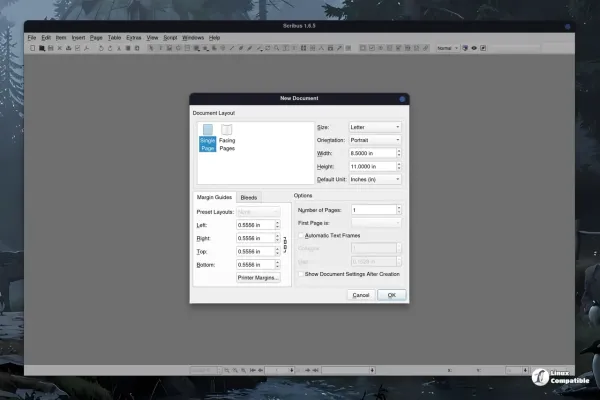 Scribus 1.6.7 and 1.7.4 Ship Security Fixes and Long-Awaited Tables Overhaul