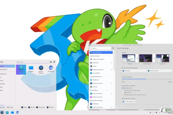 KDE Plasma 6.8.1 Releases During KDE's 30th Anniversary Week